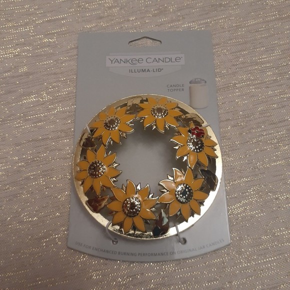 Yankee Candle Accents New Yankee Candle Sunflower Ladybug Floral